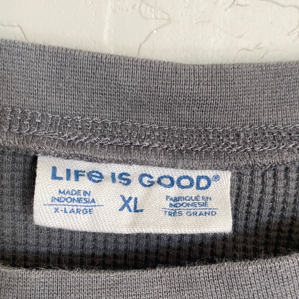 Life Is Good Charcoal Crewneck Top - Picture 2 of 4